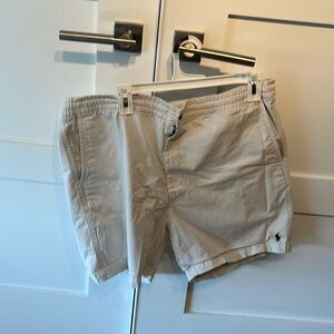 Polo ralph lauren cream shorts